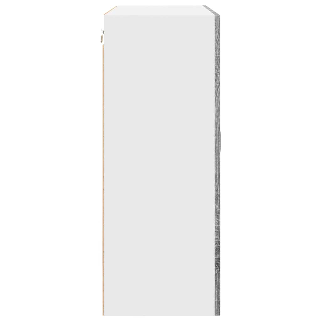 Keittiön seinäkaappi Harmaa Sonoma 80 x 31 x 80 cm Tekninen puu