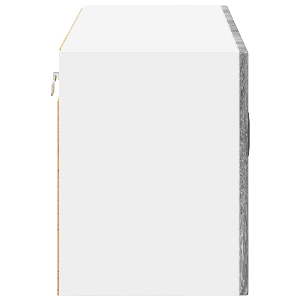 Keittiön seinäkaappi Harmaa Sonoma 80 x 31 x 40 cm Tekninen puu