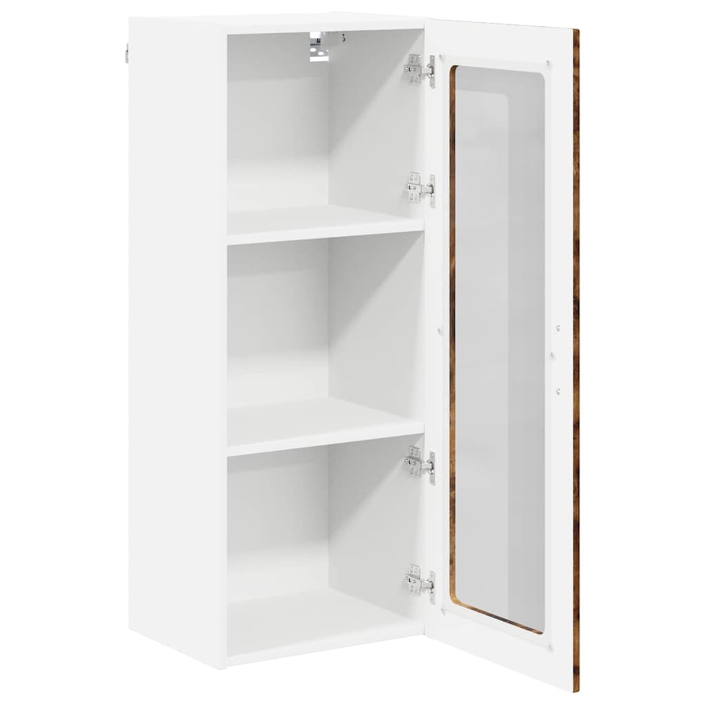 Keittiön seinäkaappi Savupähkinä 40 x 31 x 100 cm Tekninen puu