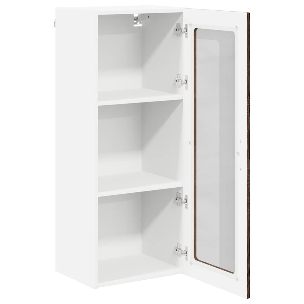 Keittiön seinäkaappi Ruskea tammi 40 x 31 x 100 cm Tekninen puu