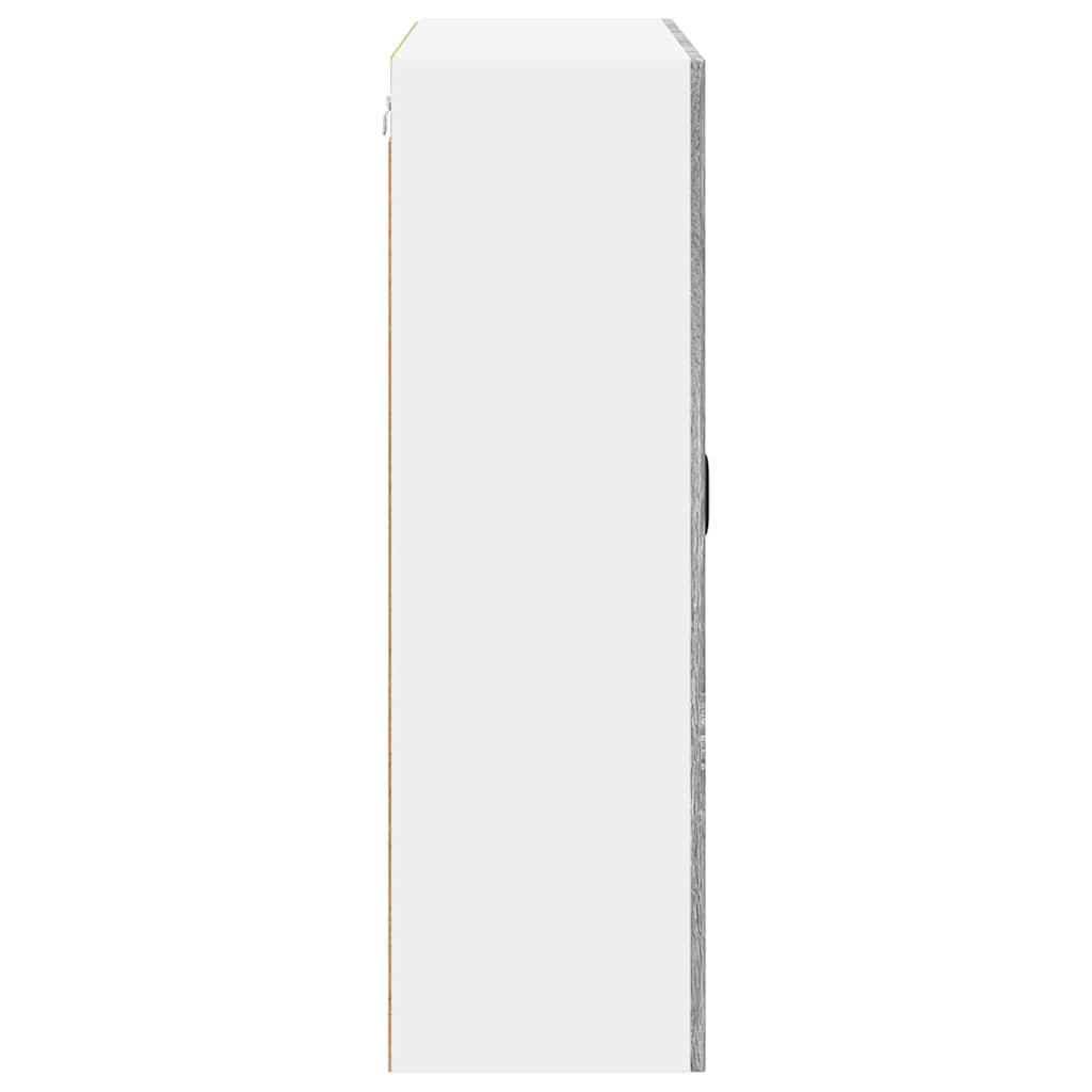 Keittiön seinäkaappi hyllyllä Harmaa sonoma 80 x 31 x 100 cm