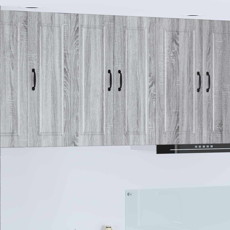 Keittiön seinäkaappi Harmaa Sonoma 60 x 31 x 80 cm Tekninen puu