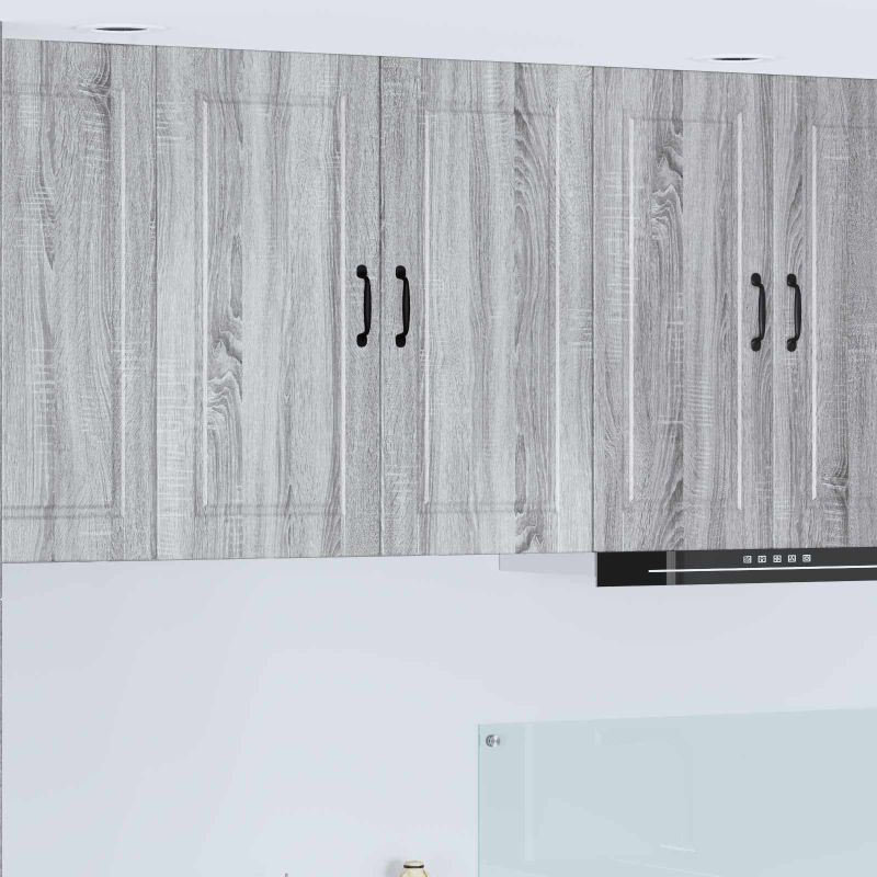 Keittiön seinäkaappi Harmaa Sonoma 80 x 31 x 80 cm Tekninen puu