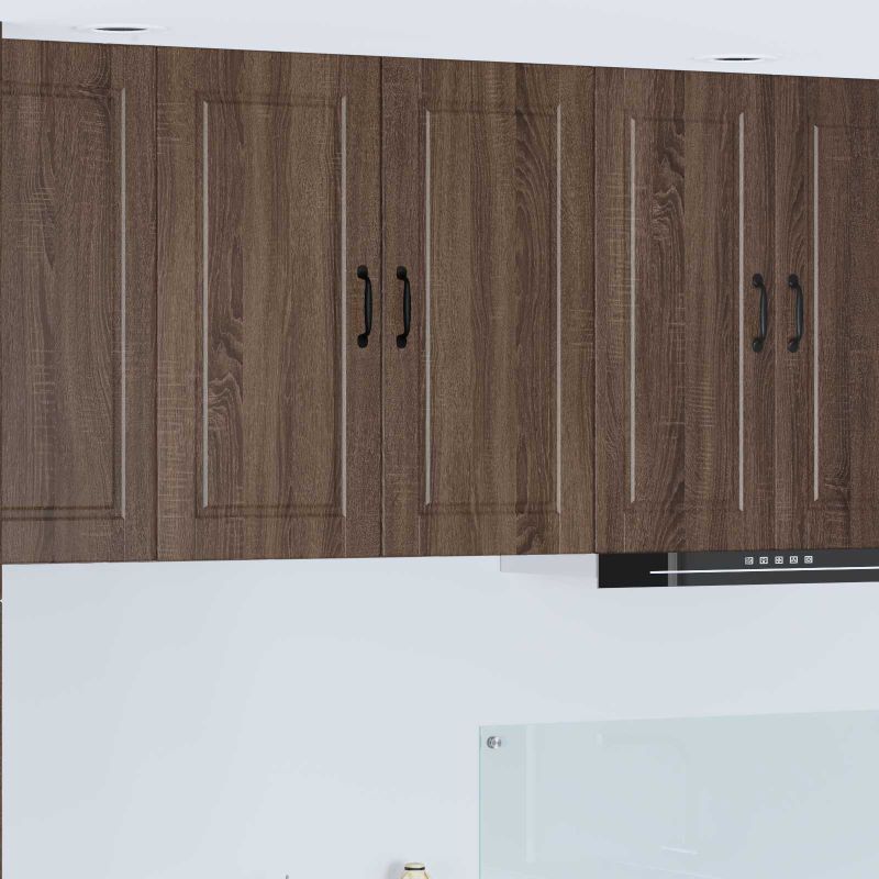 Keittiön seinäkaappi Ruskea tammi 80 x 31 x 80 cm Tekninen puu