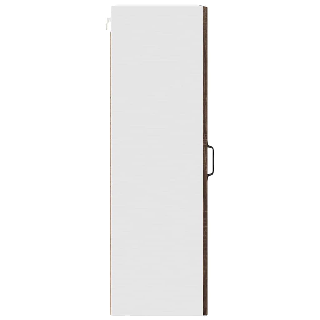 Keittiön seinäkaappi Ruskea tammi 40 x 31 x 100 cm Tekninen puu