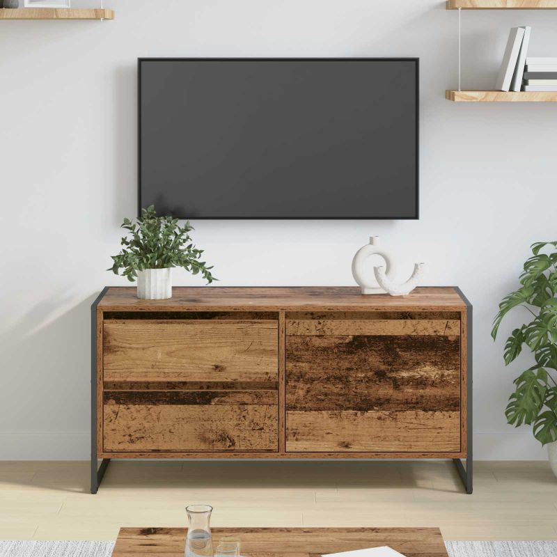 TV-kaappi Vanha Puu 100 x 36 x 49.5 cm Tekninen puu