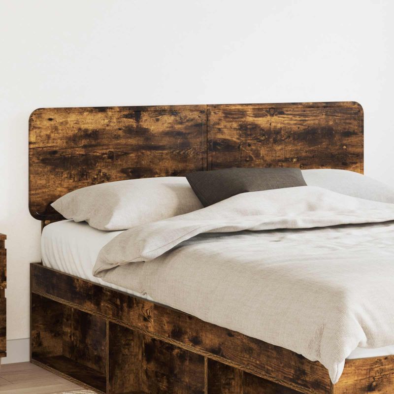 Päätylevy päätyllä Savupähkinä 150 cm Tekninen puu