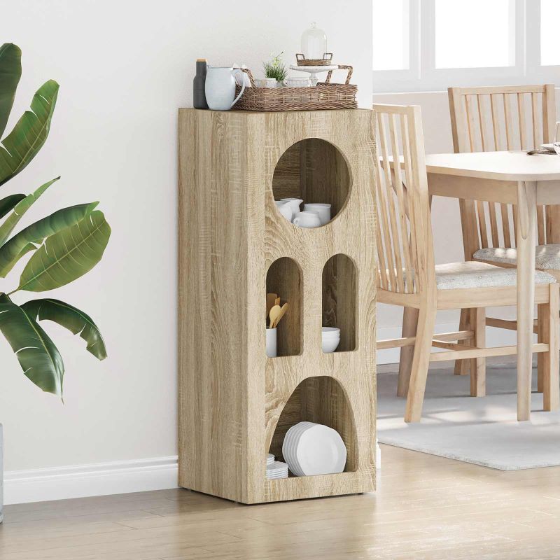 Sivupöytä Sonoman tammi 40 x 35 x 100.5 cm Tekninen puu