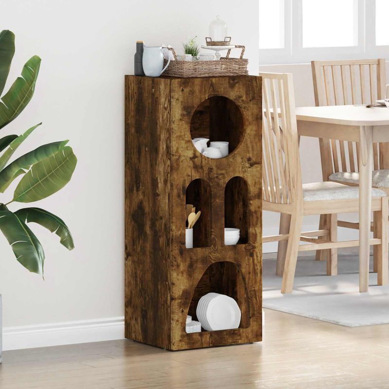 Sivupöytä Savupähkinä 40 x 35 x 100.5 cm Tekninen puu