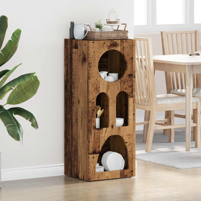 Sivupöytä Vanha puu 40 x 35 x 100.5 cm Tekninen puu