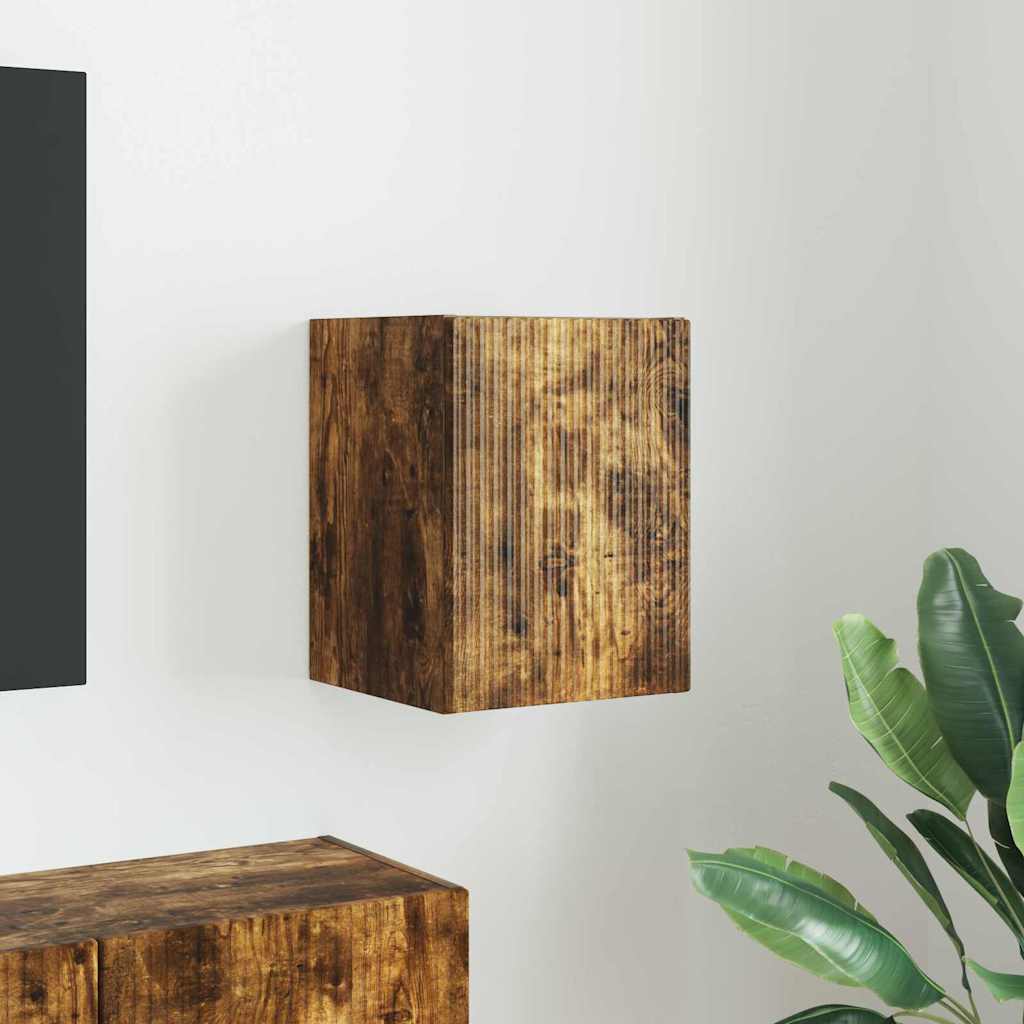 TV-seinäkaappi Savupähkinä 30 x 31 x 40 cm Tekninen puu