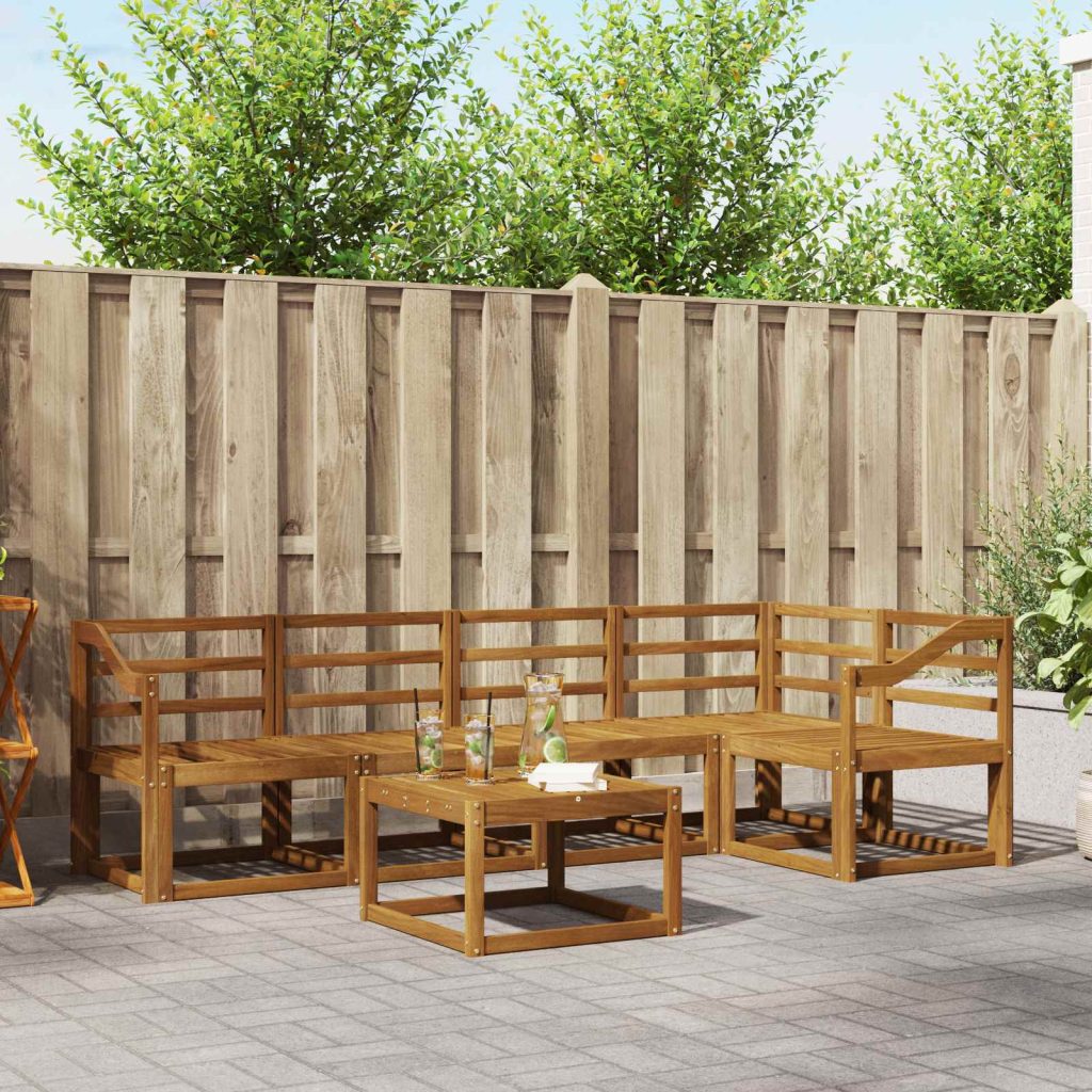 Sohvasetti Luonnollinen Tiheä akasiapuu