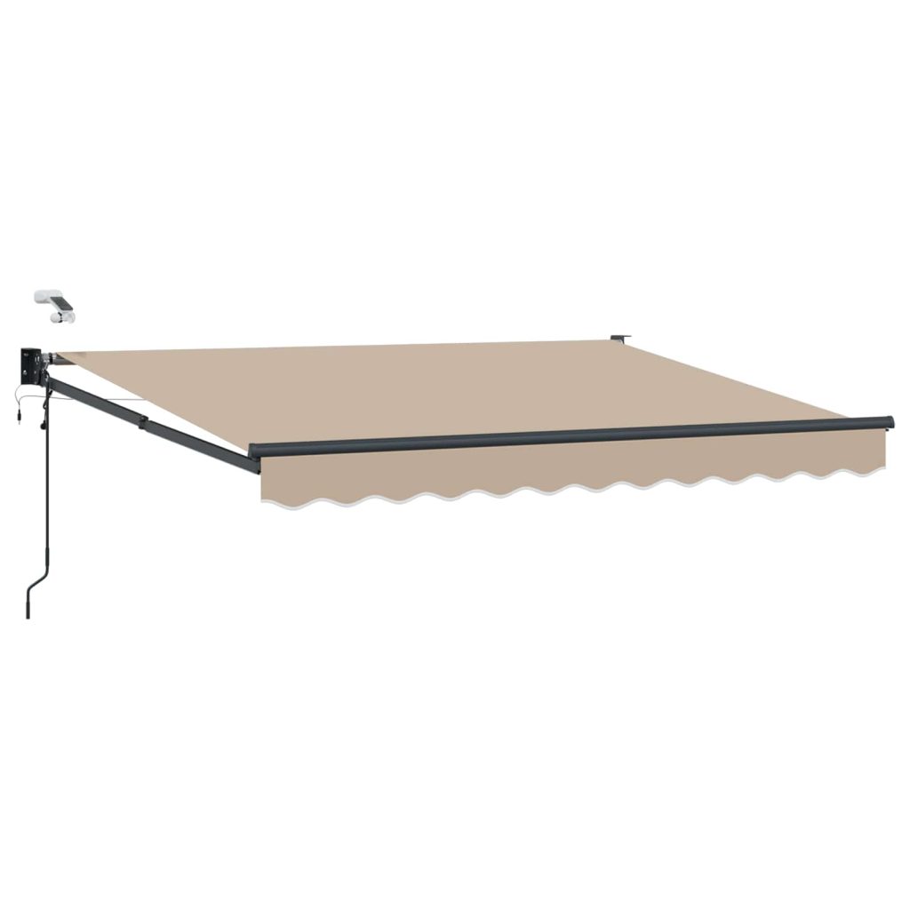 Sähkökäyttöinen Vedettävä Varjo Beige 3,5 x 2,5 m