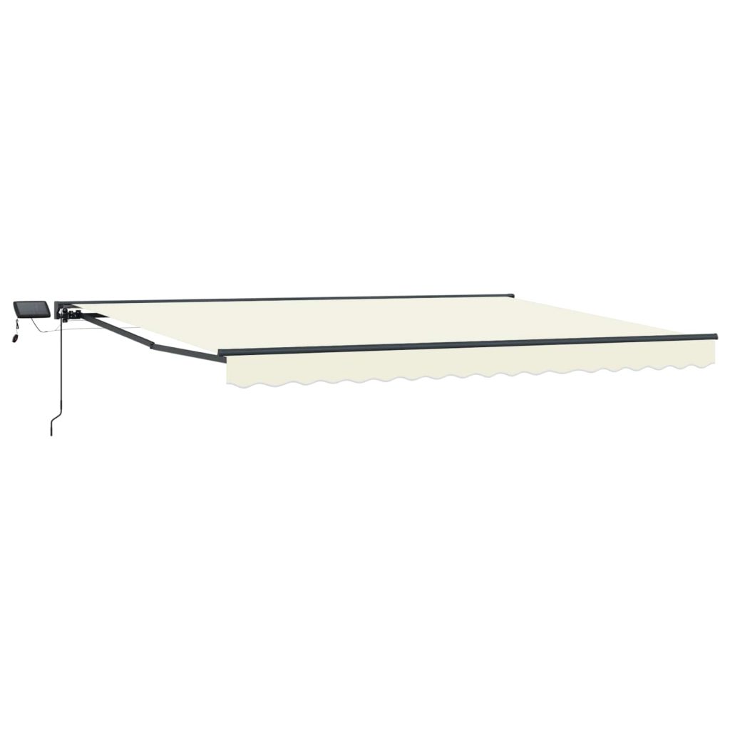 Manuaalinen markiisin runko LED-valoilla Kerma 4 x 2 m