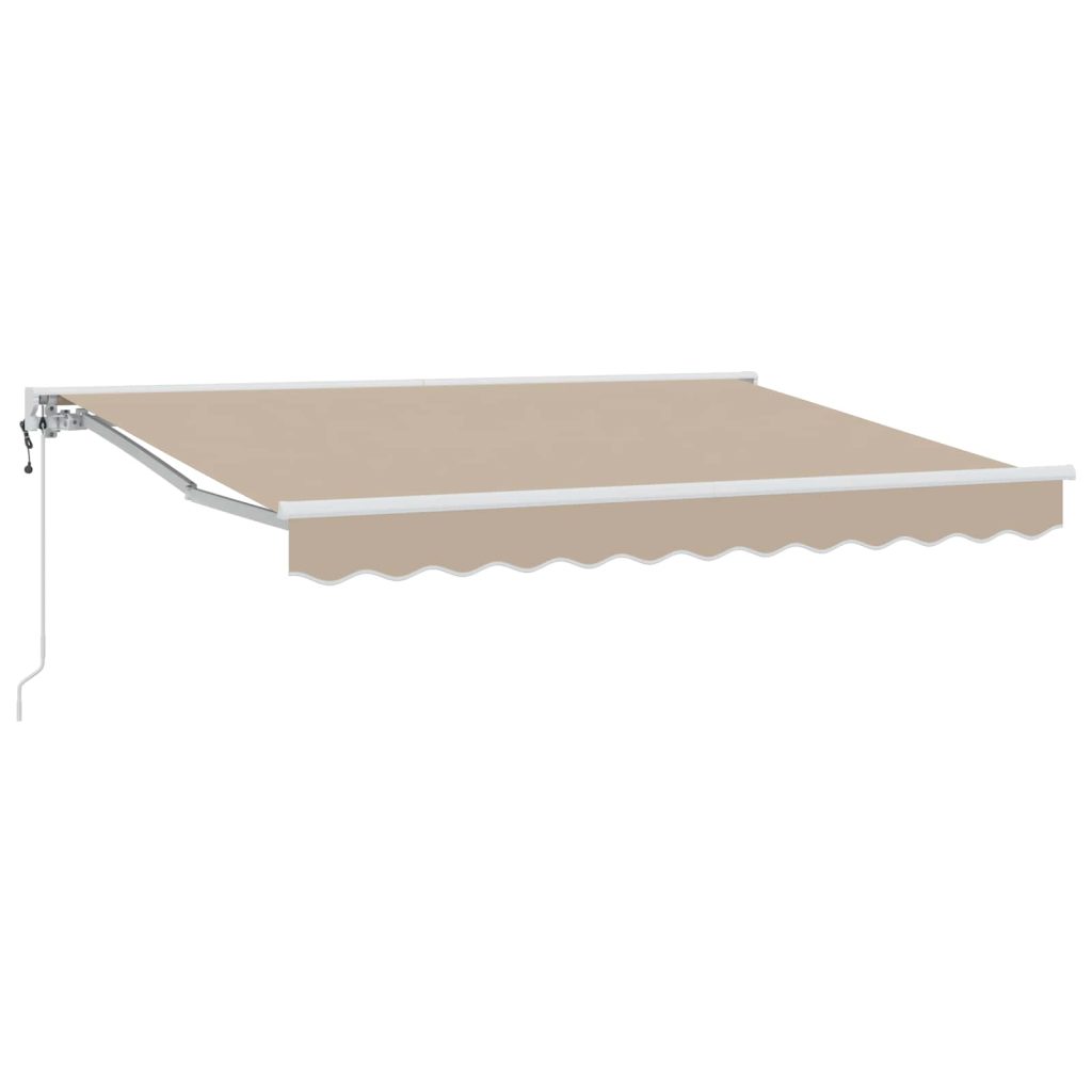Sähkökäyttöinen Vedettävä Varjo Beige 3 x 2,5 m