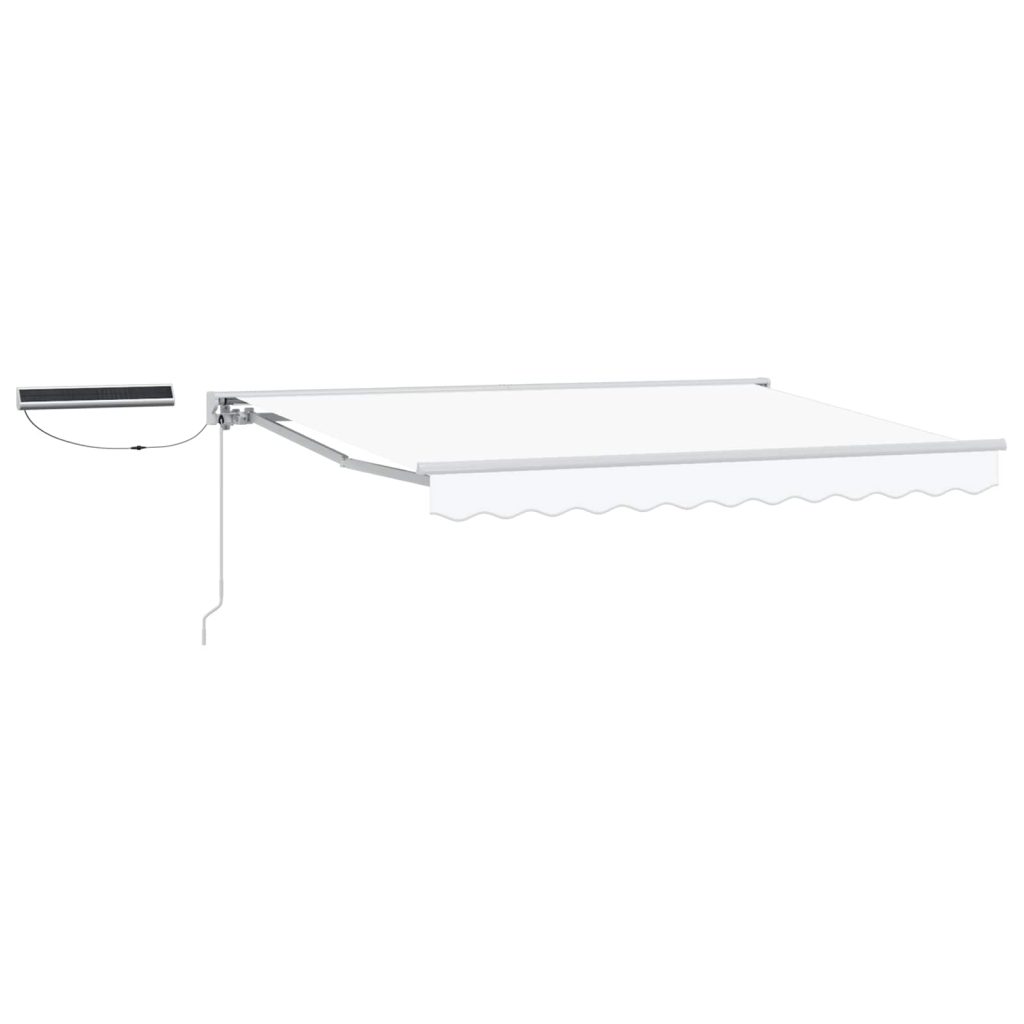 Sähkökäyttöinen Vedettävä Varjo Valkoinen 3 x 2,5 m