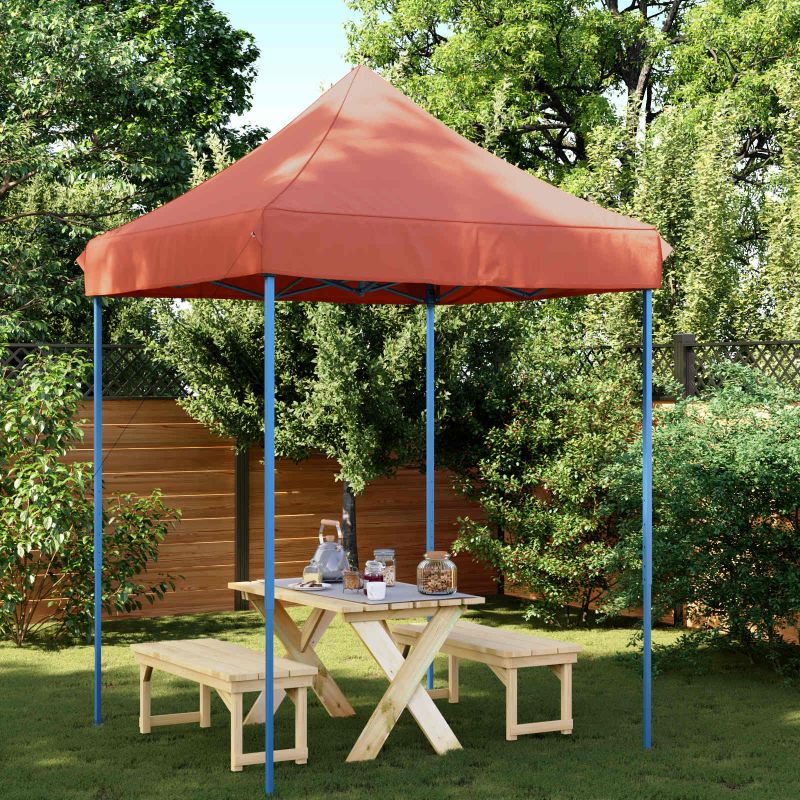 Juhlateltta Terrakotta 200 x 200 x 306 cm Oxford-kangas