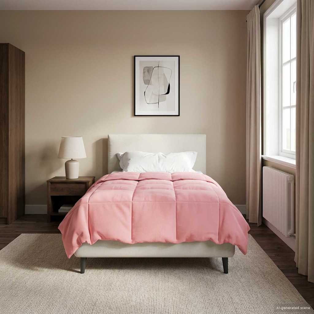 Talvityyny Quiltottu Pinkki 135 x 200 cm Mikrokuitu