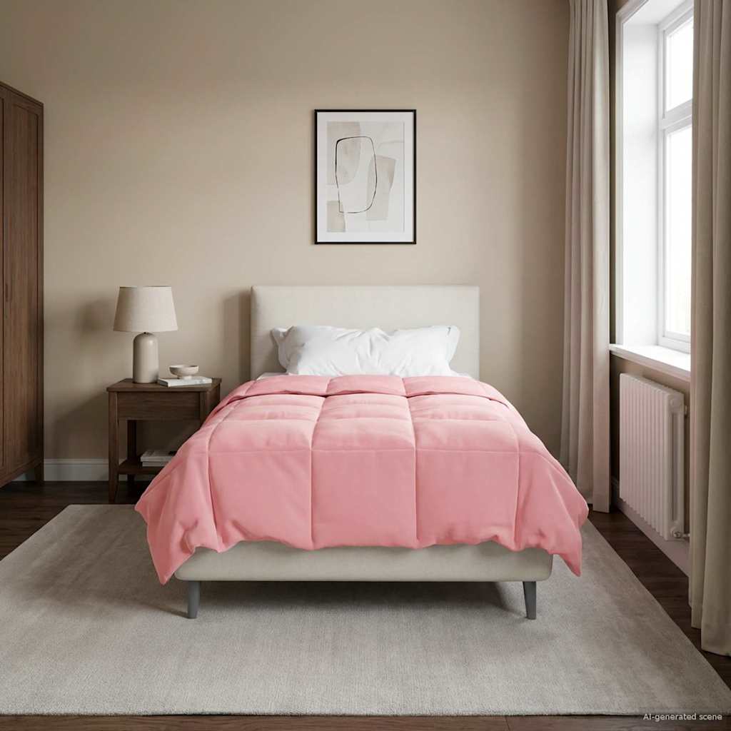 Talvityyny Quiltottu Pinkki 140 x 220 cm Mikrokuitu