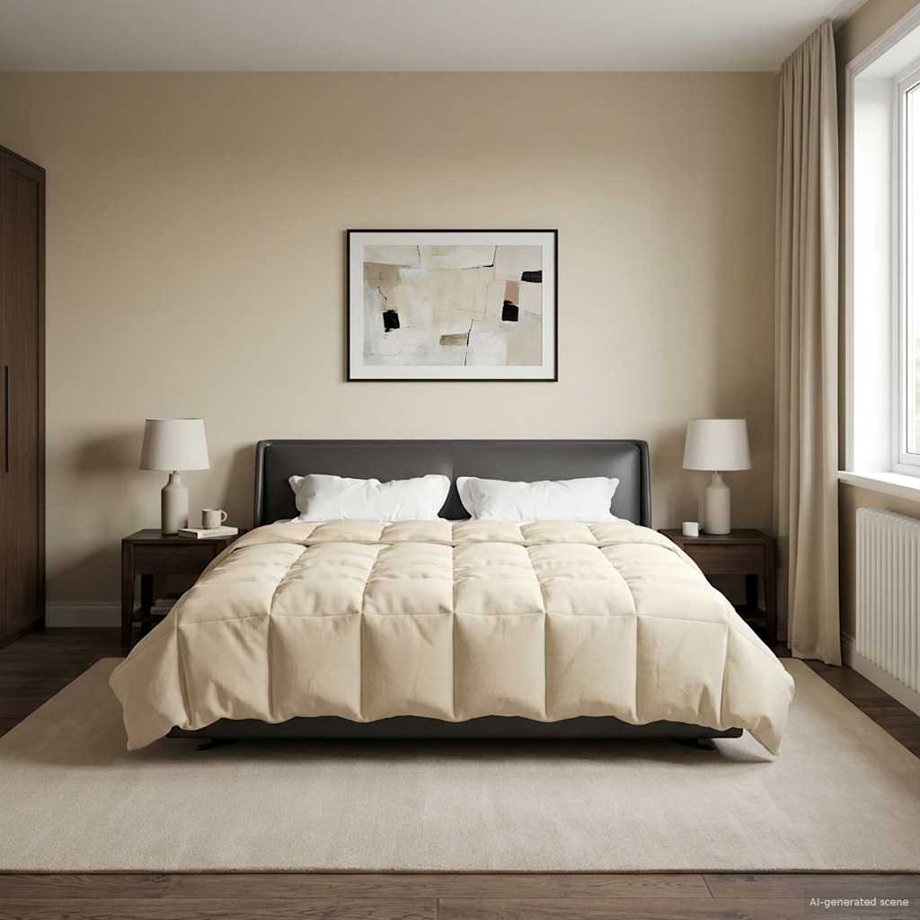 Talvityyny Quiltottu Kerma 200 x 200 cm Mikrokuitu