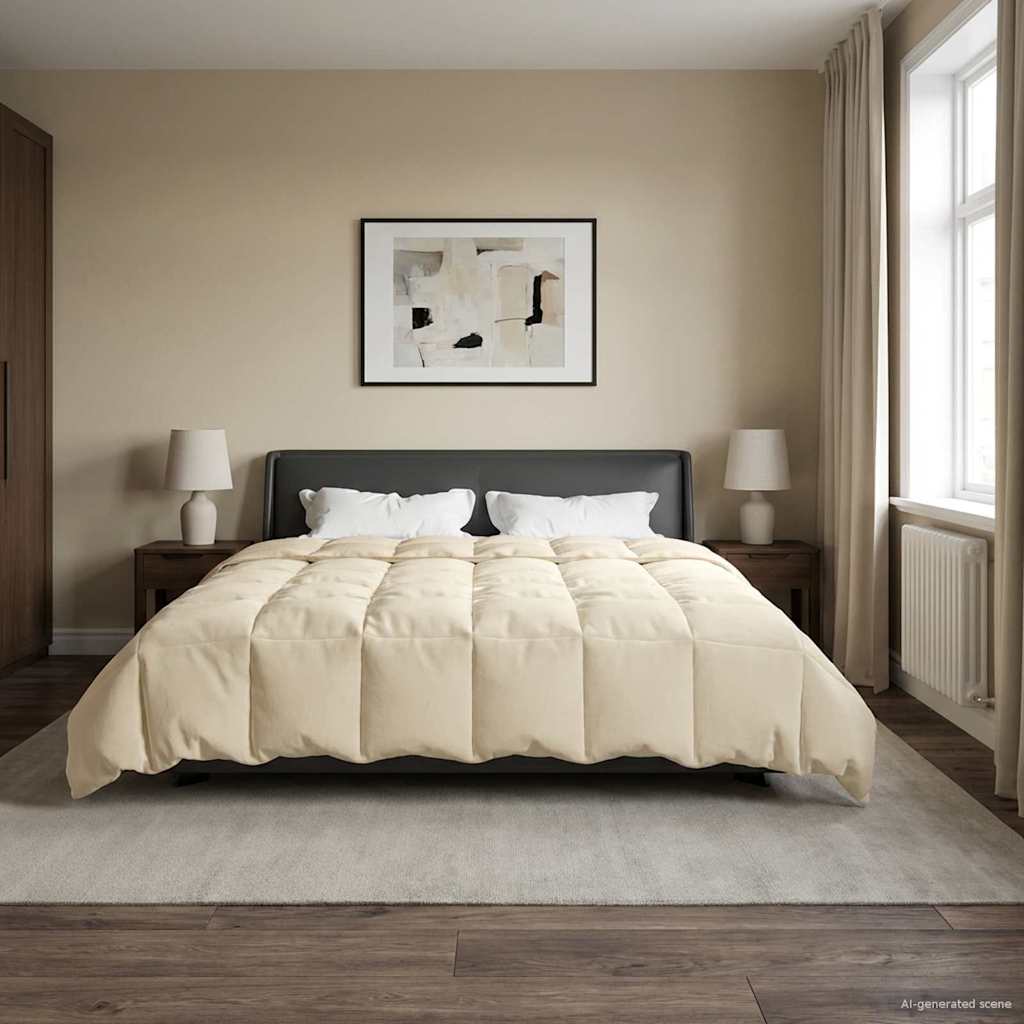 Talvityyny Quiltottu Kerma 240 x 260 cm Mikrokuitu