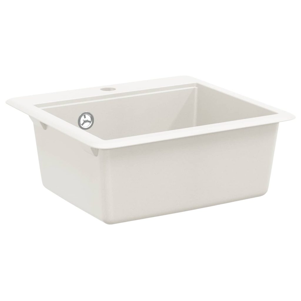 Allas Valkoinen 470 x 440 mm Graniitti