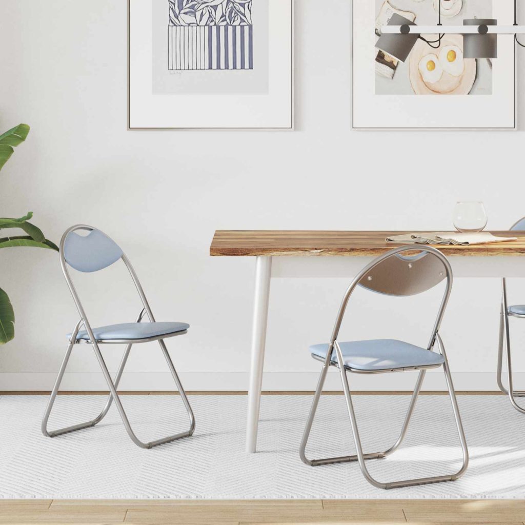 Käytännöllinen ruokapöydän tuoli 2 pcs Harmaa 48 x 43,5 x 81 cm