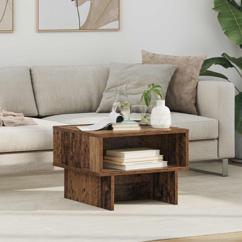 Sohvapöytä Vanha puu 48 x 46 x 35 cm Tekninen puu