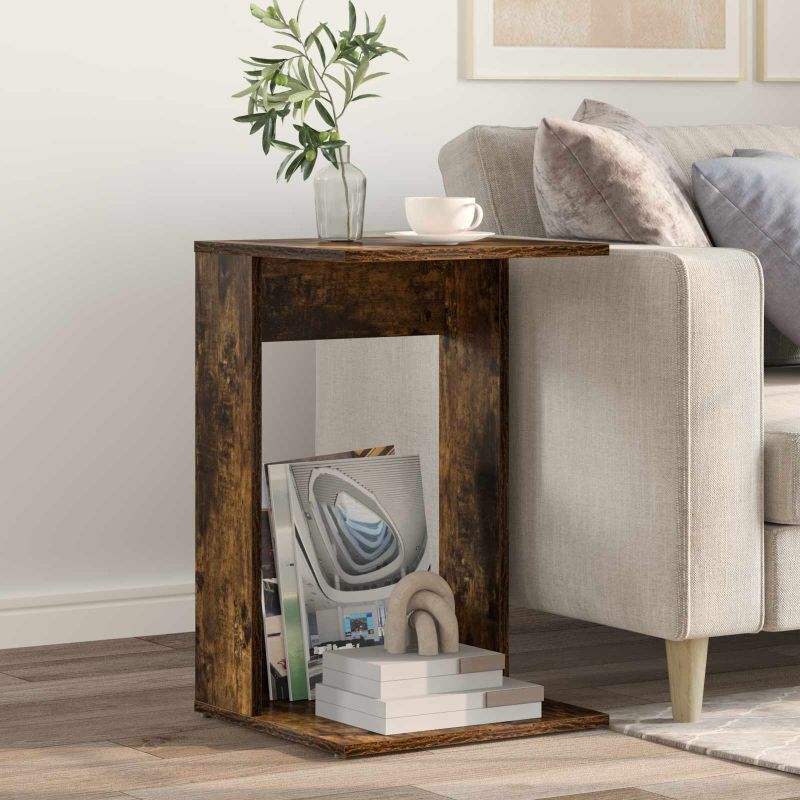 Sivupöytä Savupähkinä 40 x 38 x 62,5 cm Tekninen puu