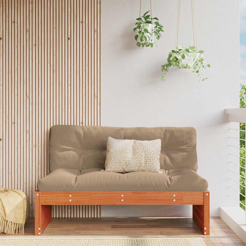 Kulmasohva Massiivinen mänty Vahansävyinen Ruskea