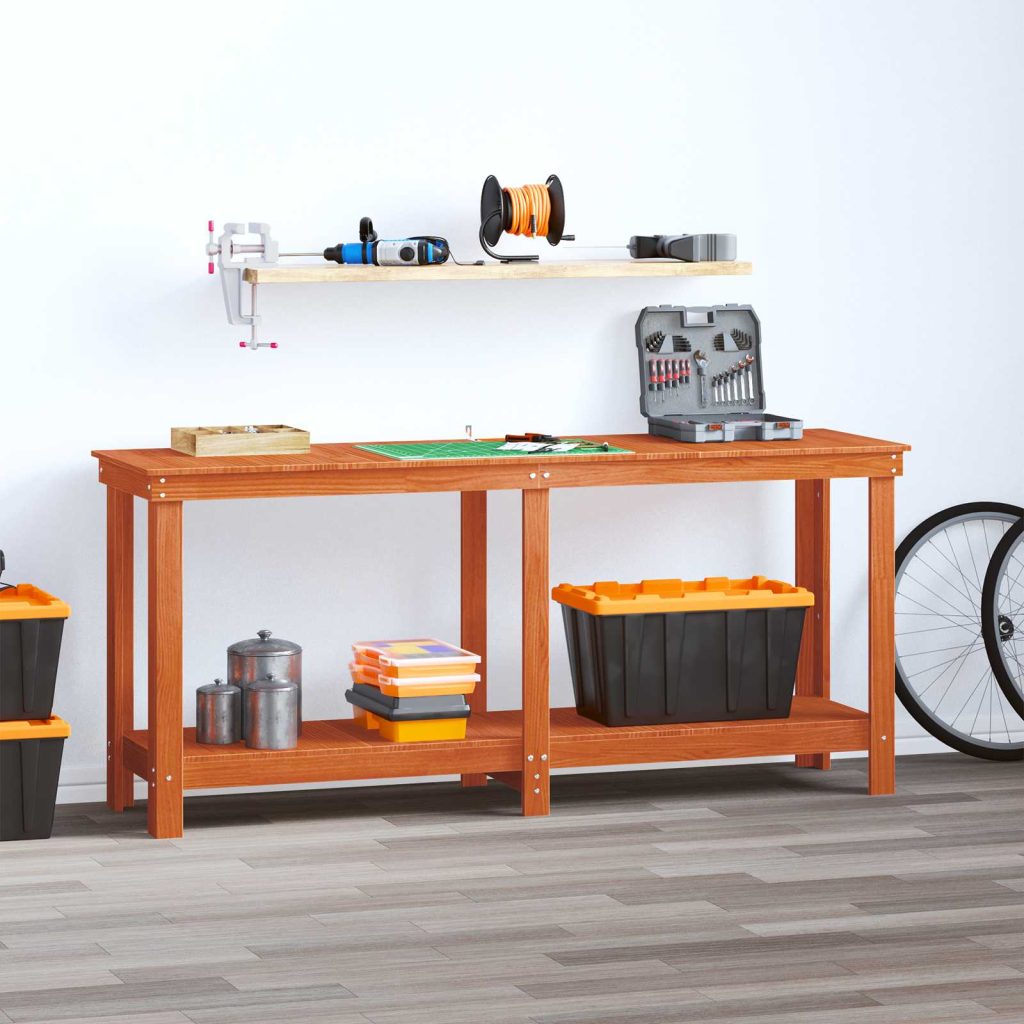 Työpöytä Vahansävyinen Ruskea 180 x 50 x 80 cm Massiivimänty