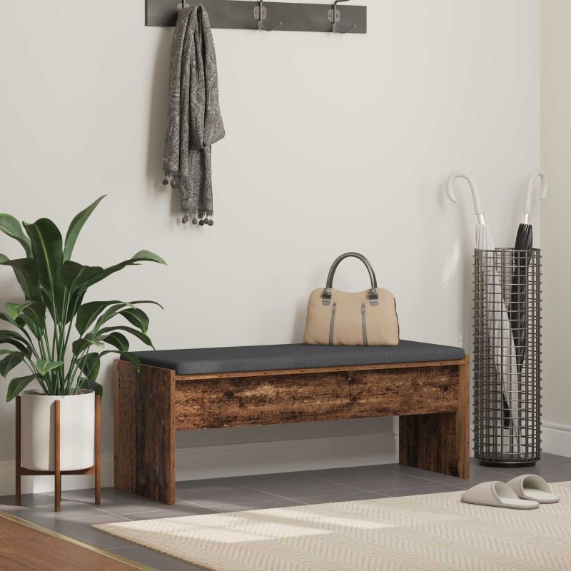 Halli penkki tyynyllä Vanha puu 103 x 38 x 40 cm