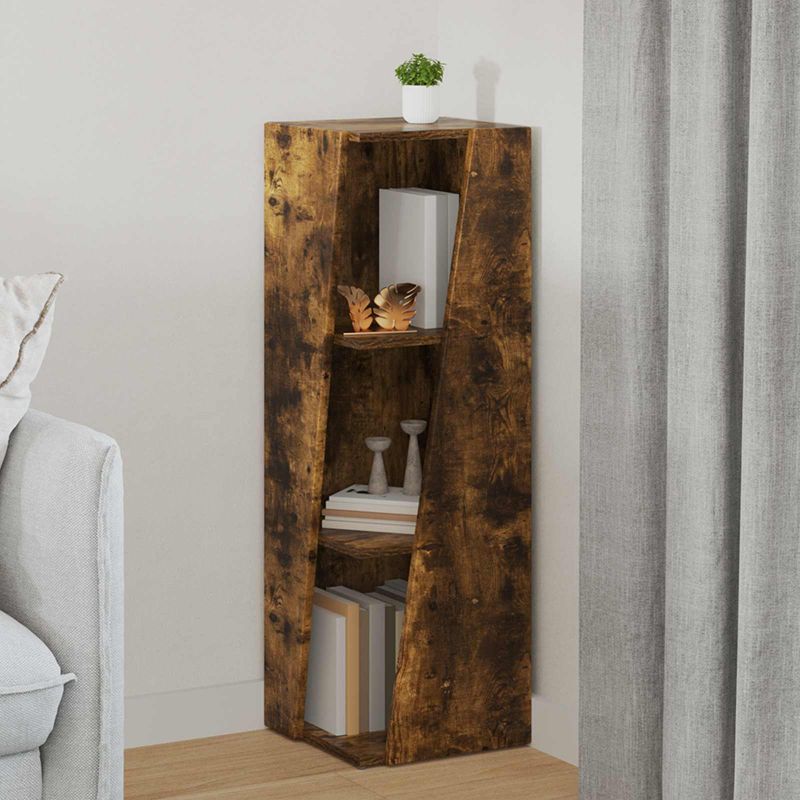 Sivuhylly Savupähkinä 33 x 32 x 100,5 cm Tekninen puu