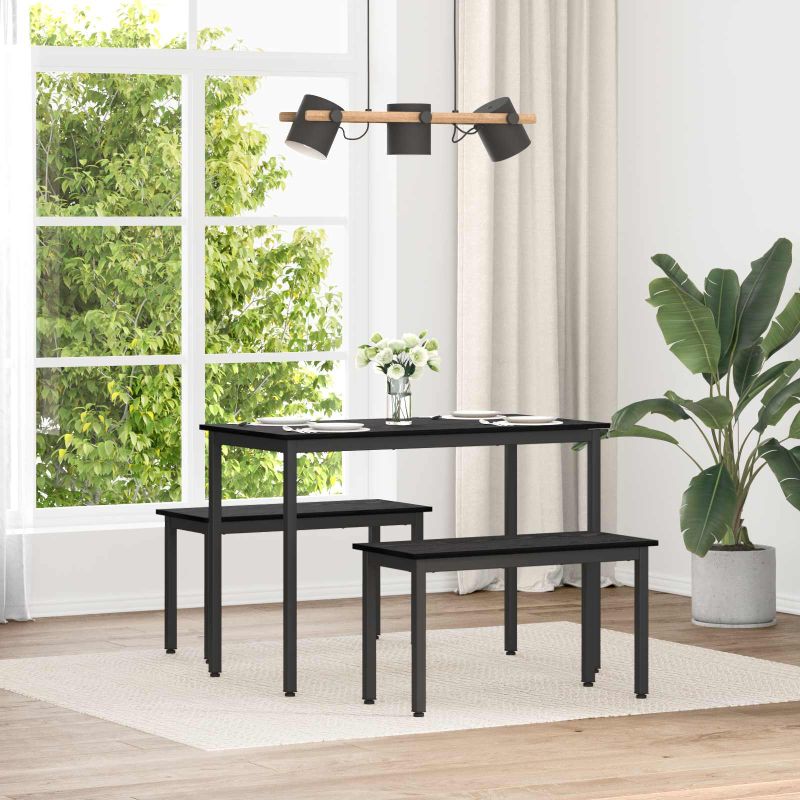 Penkki Musta tammi. 80 x 35 x 45 cm Tekninen puu