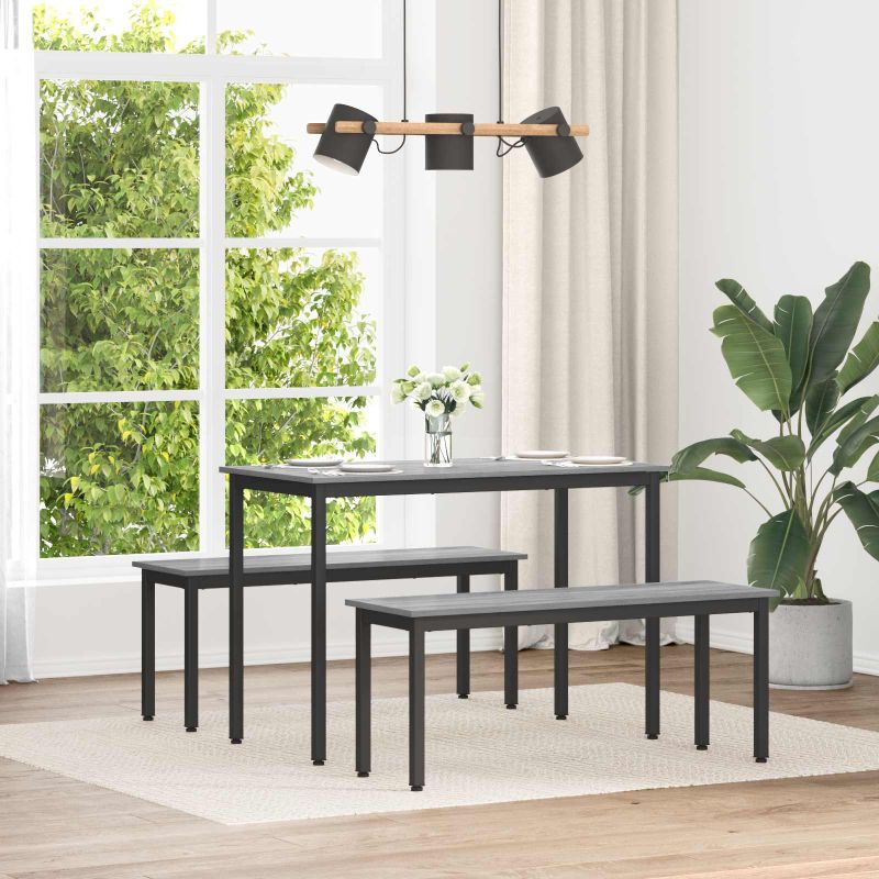 Penkki Harmaa Sonoma 110 x 35 x 45 cm Tekninen puu