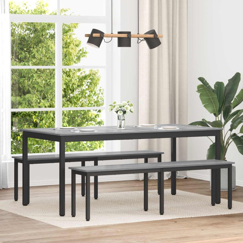 Penkki Harmaa Sonoma 160 x 35 x 45 cm Tekninen puu