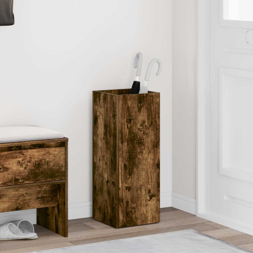 Aurinkovarjojalusta Savupähkinä 25 x 24,5 x 64 cm Tekninen puu