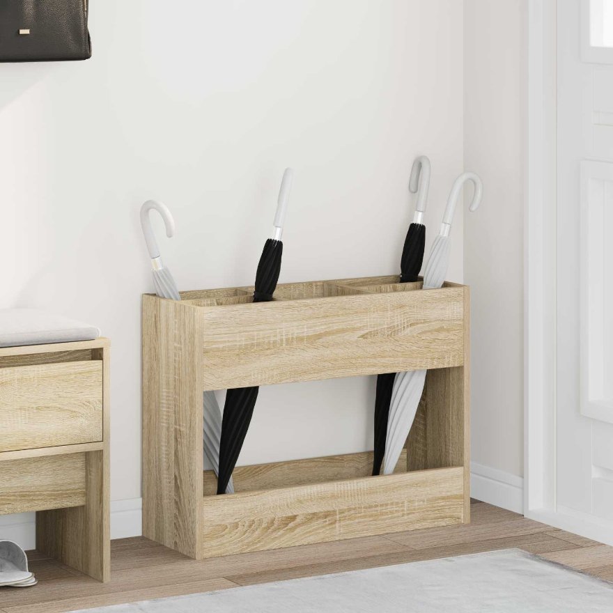 Aurinkovarjojalusta Sonoman tammi 65 x 24 x 50 cm Tekninen puu