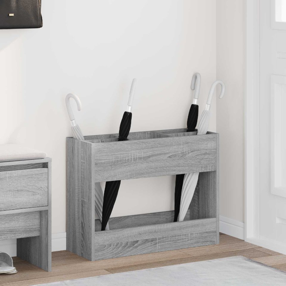 Aurinkovarjojalusta Harmaa Sonoma 65 x 24 x 50 cm Tekninen puu