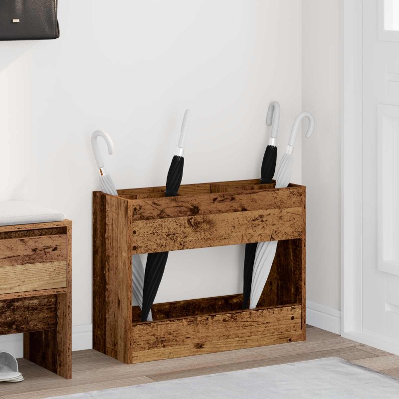 Aurinkovarjojalusta Vanha puu 65 x 24 x 50 cm Tekninen puu