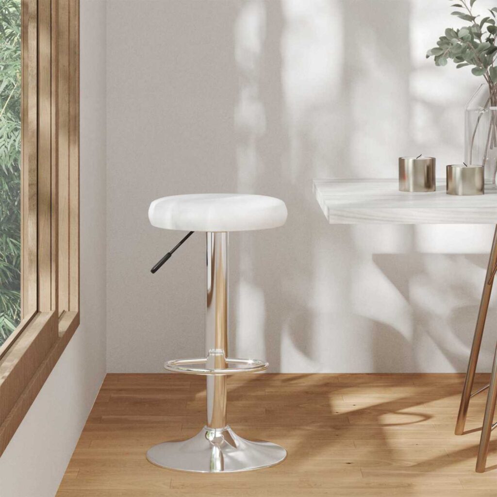 Baarijakkara Valkoinen 31 x 31 x 87 cm Nahkavaatetus