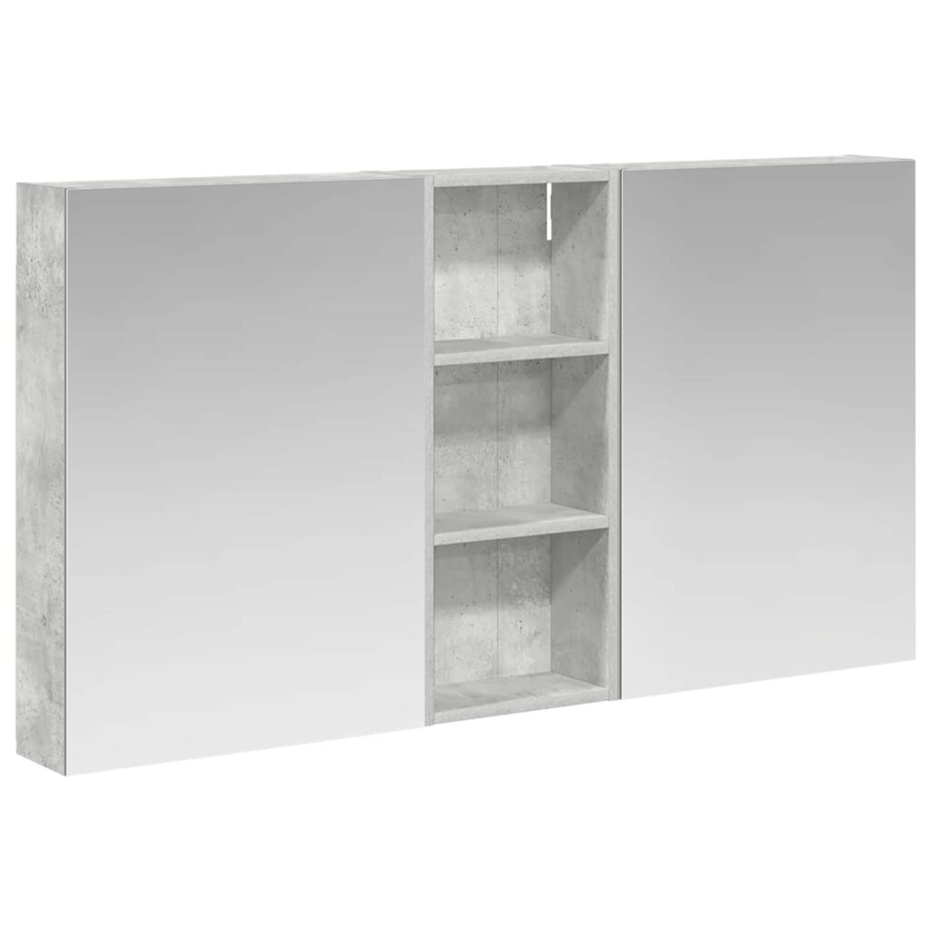 Kylpyhuoneen kaappisetti 3 pcs 130 x 14,5 x 70 cm Tekninen puu