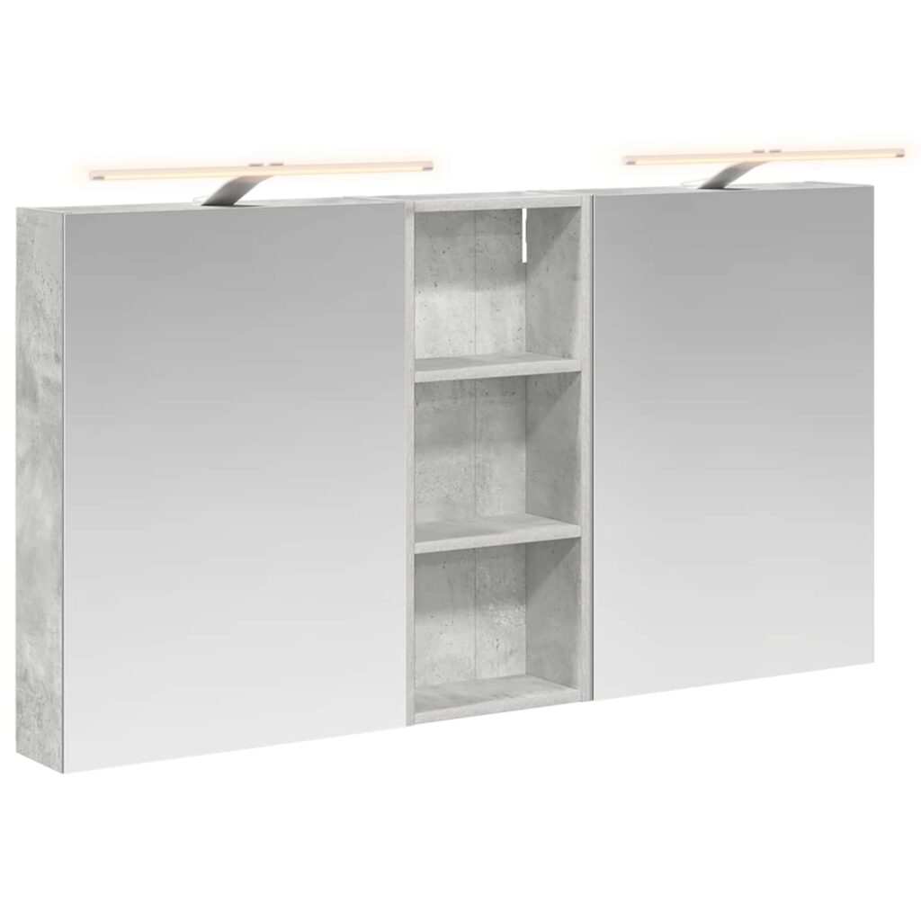 Kylpyhuoneen kaappisetti 3 pcs 130 x 14,5 x 70 cm Tekninen puu