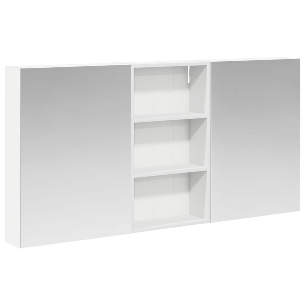 Kylpyhuoneen kaappisetti 3 pcs 140 x 14,5 x 70 cm Tekninen puu