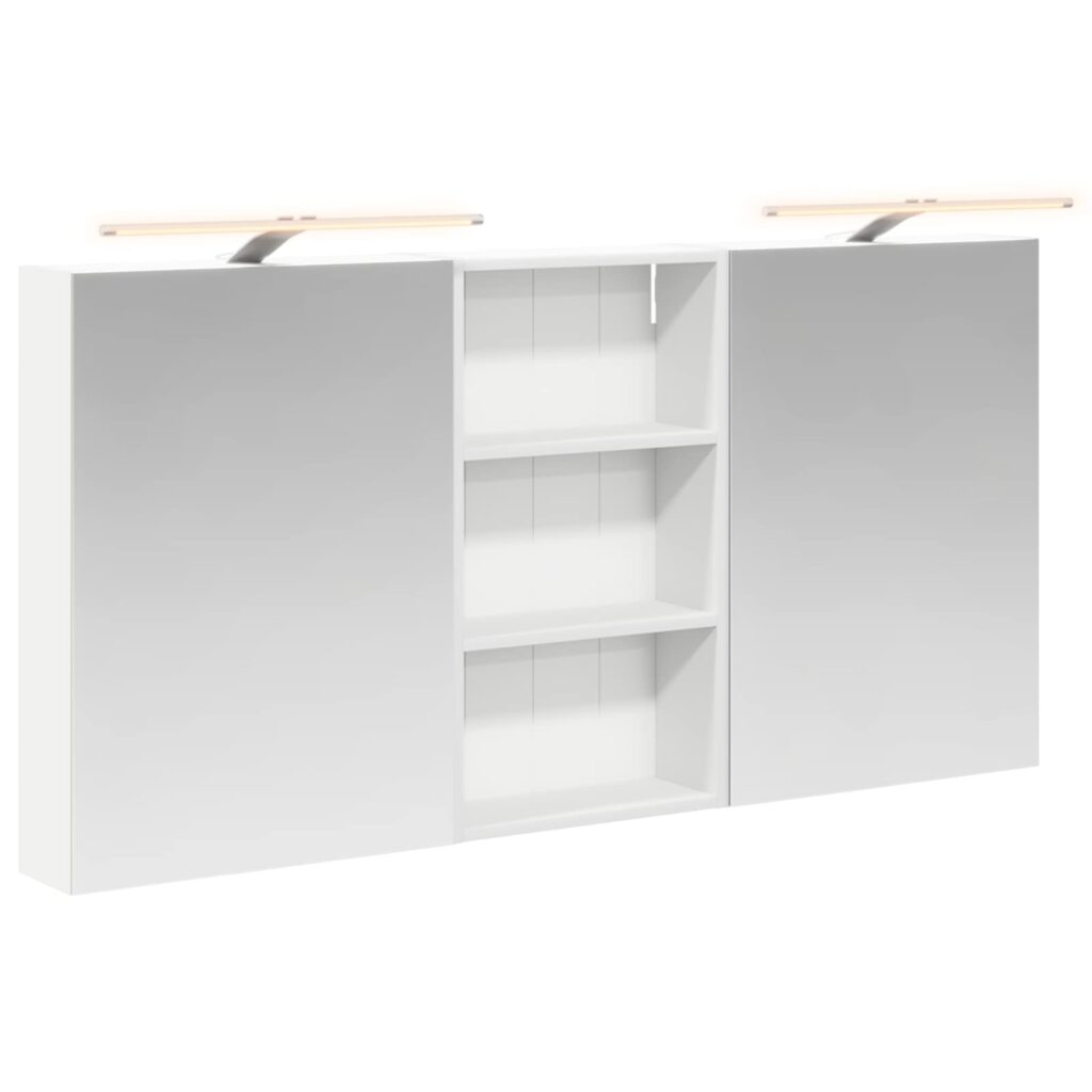 Kylpyhuoneen kaappisetti 3 pcs 140 x 14,5 x 70 cm Tekninen puu