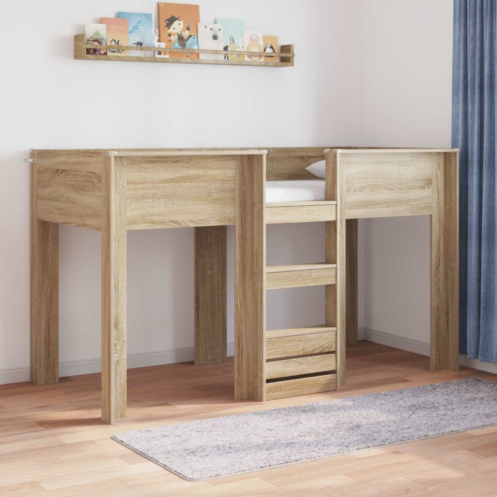 Kerrossänky Lapset Sonoman tammi 2FT6 Small Single Tekninen puu