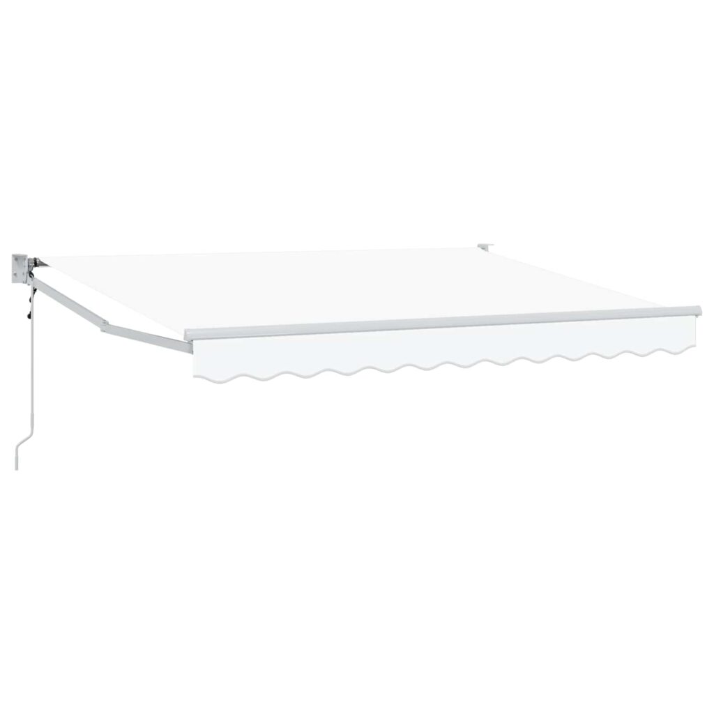 Sähkökäyttöinen Vedettävä Varjo Valkoinen 2,5 x 2 m