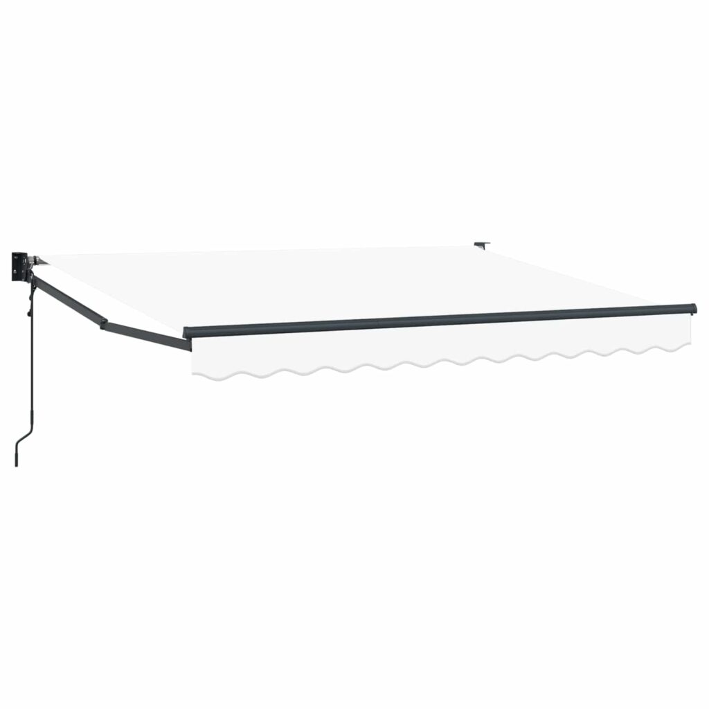 Sähkökäyttöinen Vedettävä Varjo Valkoinen 2,5 x 2 m