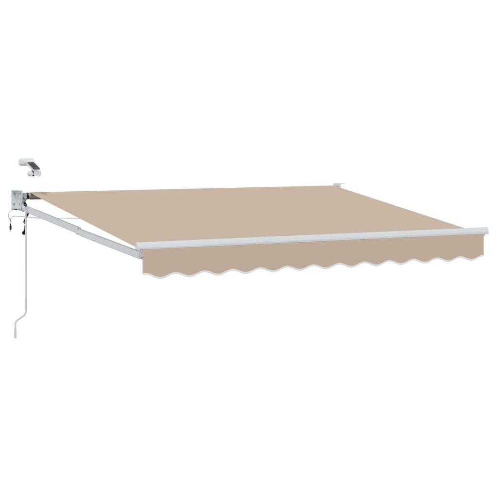Sähkökäyttöinen Vedettävä Varjo Beige 3,5 x 2 m