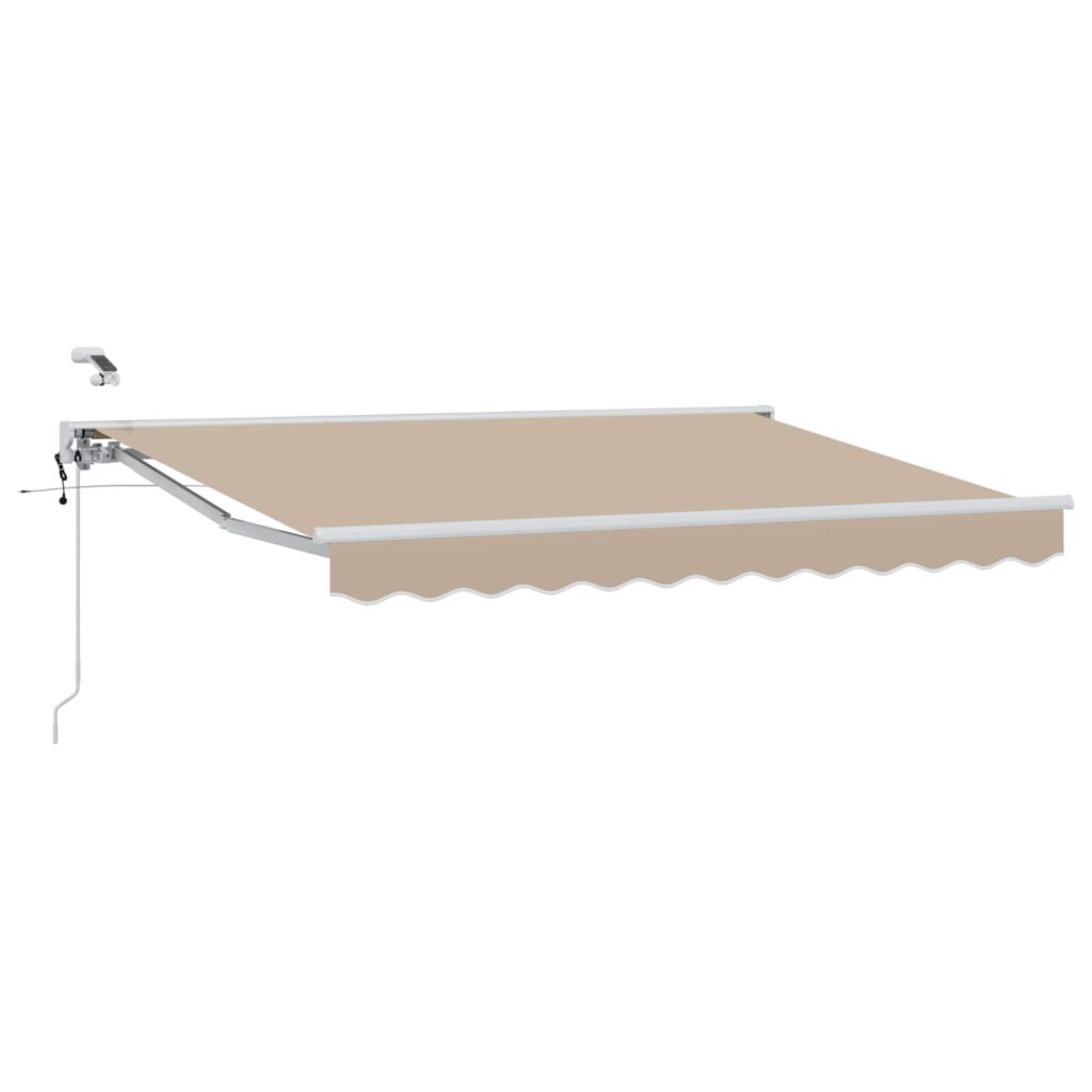 Sähkökäyttöinen Vedettävä Varjo Beige 3,5 x 2 m